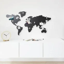 Dekoracja ścienna Mappit czarna