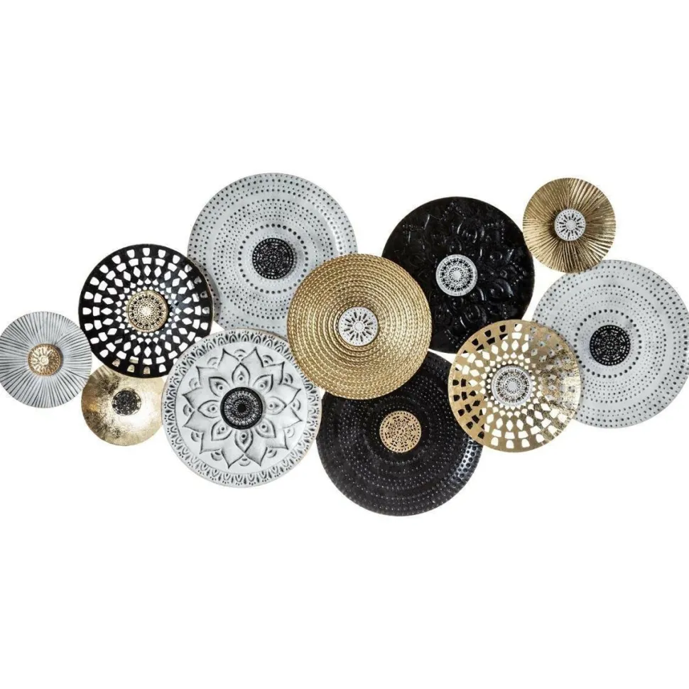 Dekoracja ścienna Met round metalowa