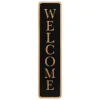 Dekoracja ścienna Welcome 57 cm czarna