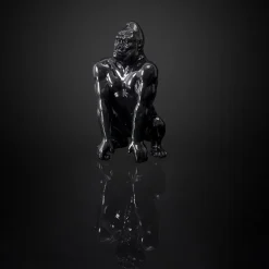 Dekoracja Goryl czarna