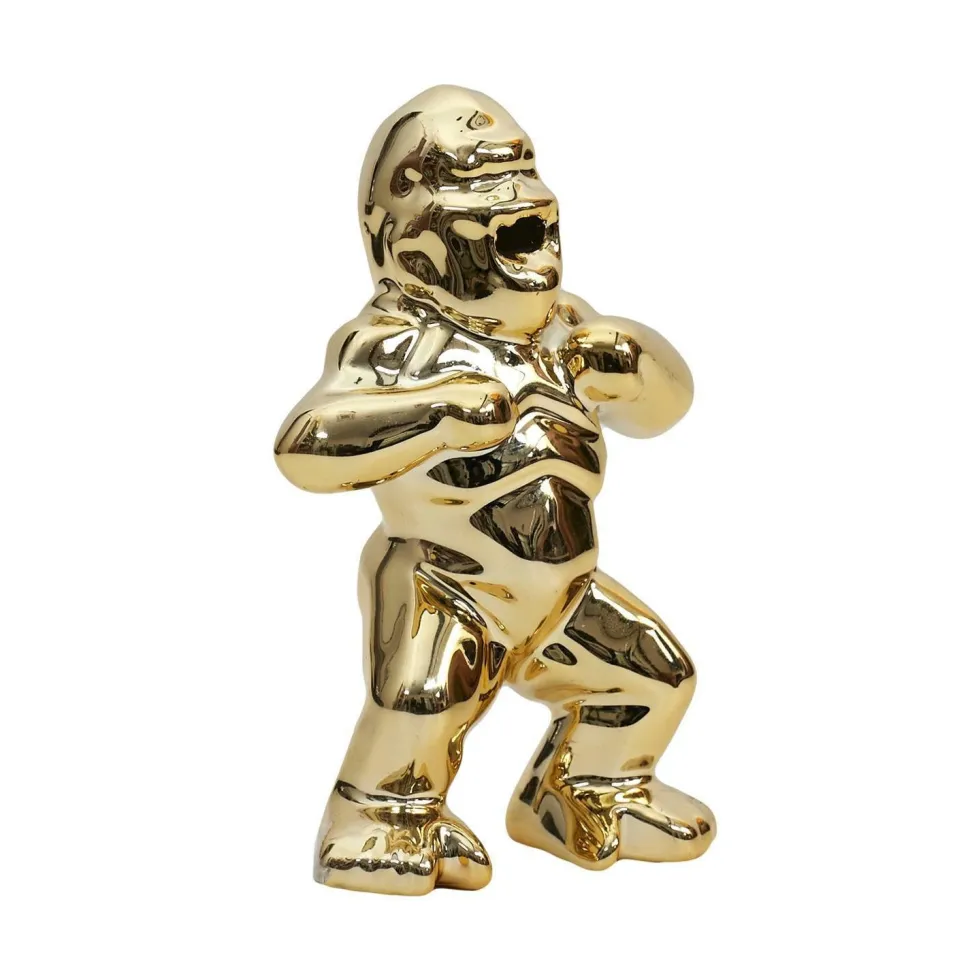 Dekoracja Goryl złoty mini