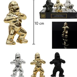 Dekoracja Goryl złoty mini