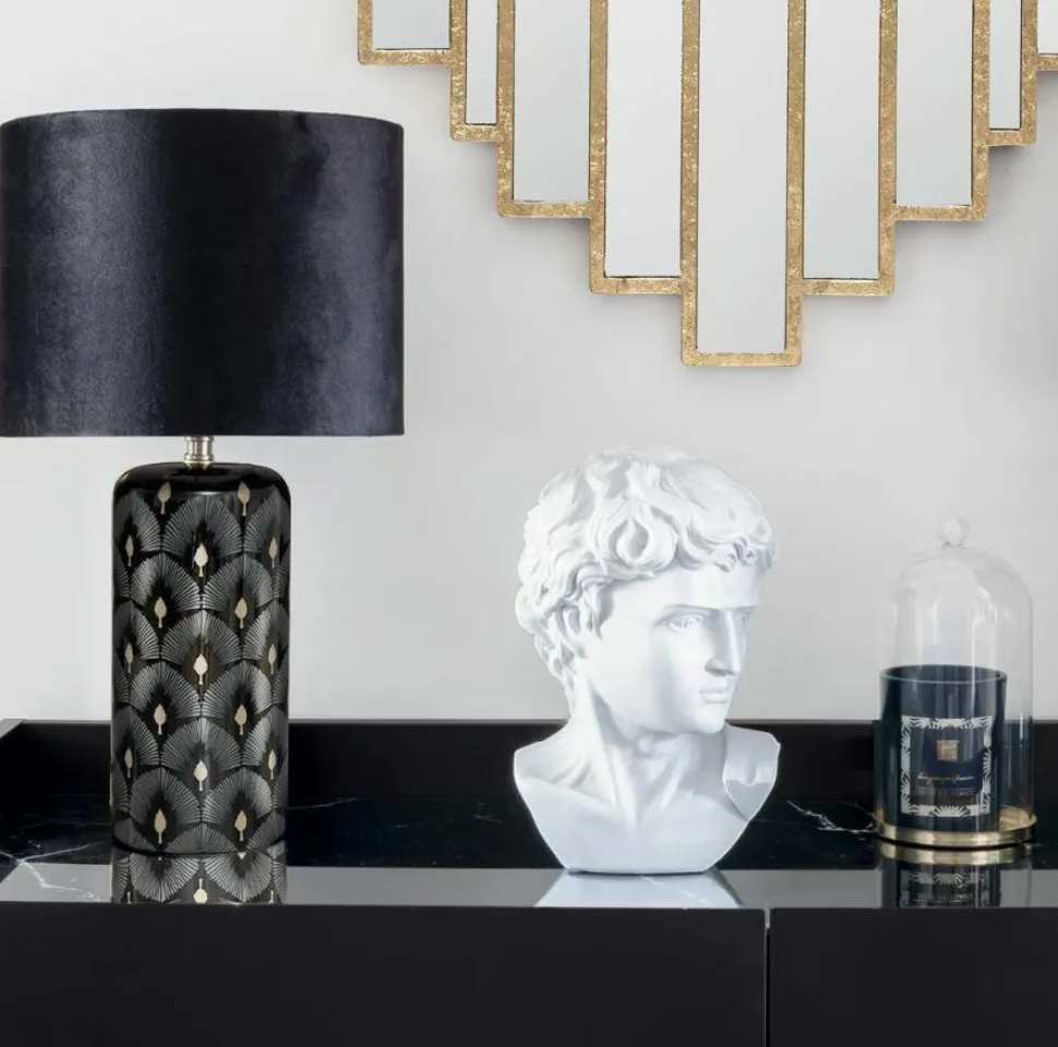 Dekoracja głowa Dawida biała