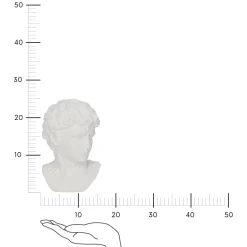 Dekoracja głowa Dawida biała