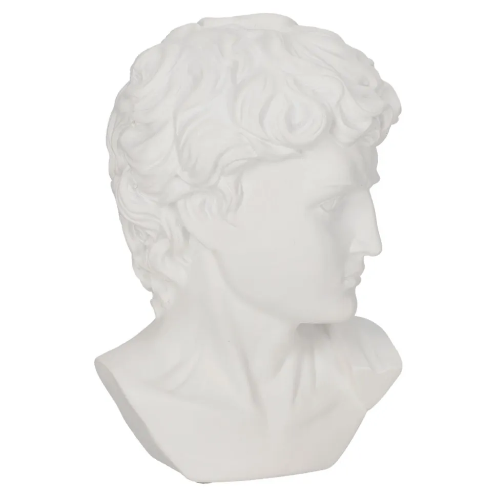 Dekoracja głowa Dawida biała