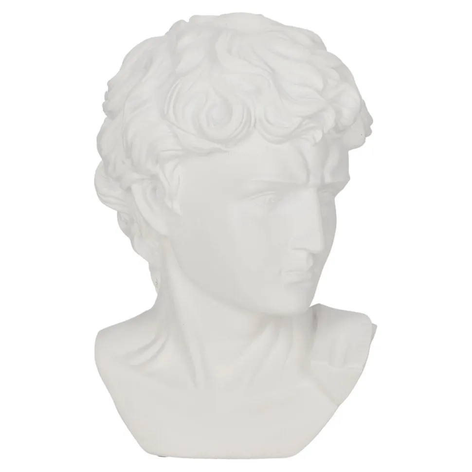 Dekoracja głowa Dawida biała