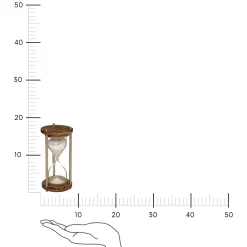 Dekoracja klepsydra Sarah mango