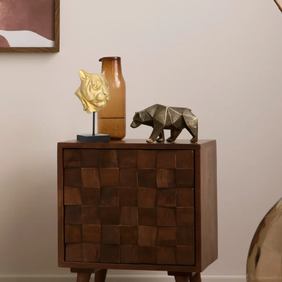 Dekoracja Lion złota