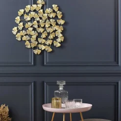 Dekoracja metalowa Miłorząb złoty