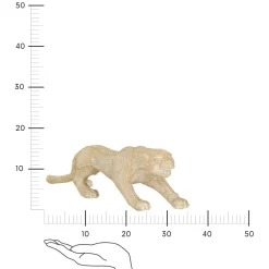 Dekoracja Pantera złota 15cm