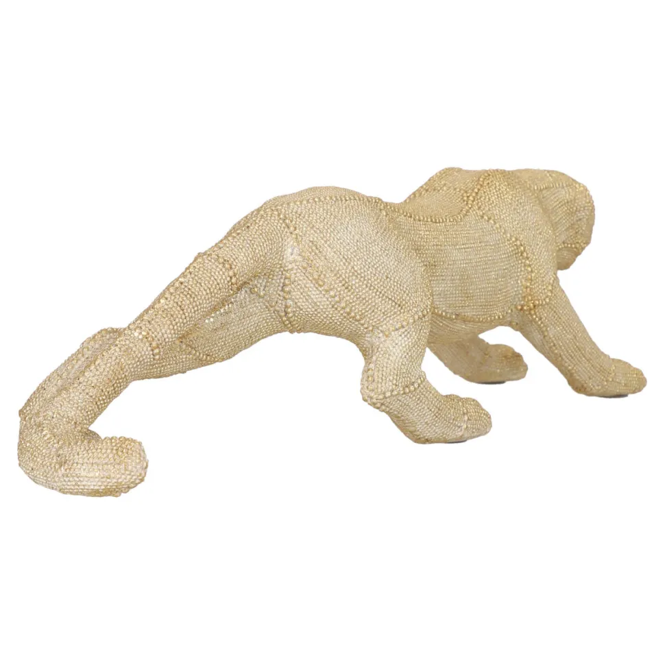 Dekoracja Pantera złota 15cm