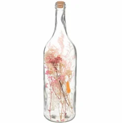 Dekoracja suszone kwiaty w butelce