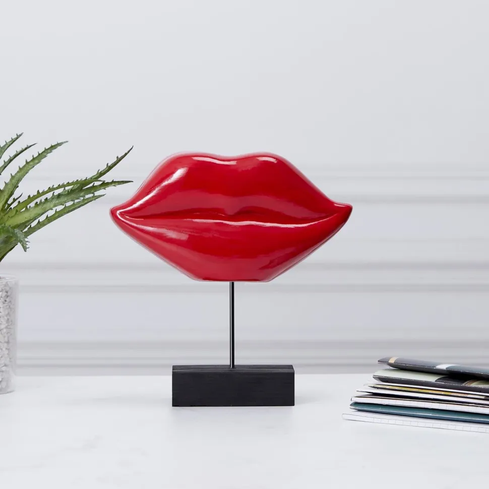 Dekoracja Usta czerwone