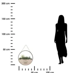 Dekoracja wisząca roślina średnica 44 cm