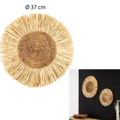 Dekoracja z Rafii okrągła 37cm