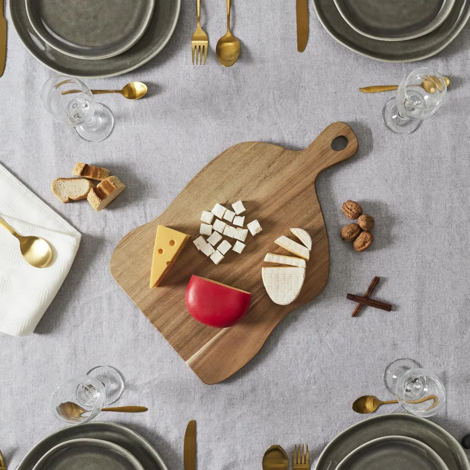 Deska do krojenia drewniana 45 cm