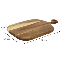 Deska do krojenia drewniana 45 cm