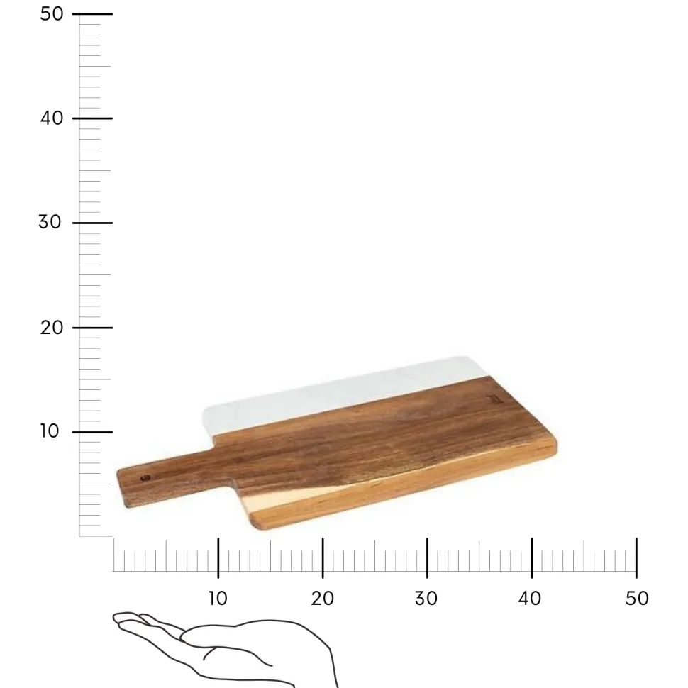 Deska do krojenia Harmony marmur/akacja