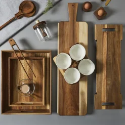 Deska do krojenia z akacji 60 cm