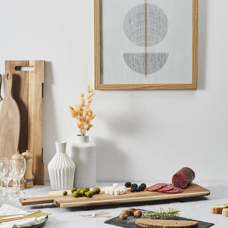 Deska do krojenia z akacji 60 cm