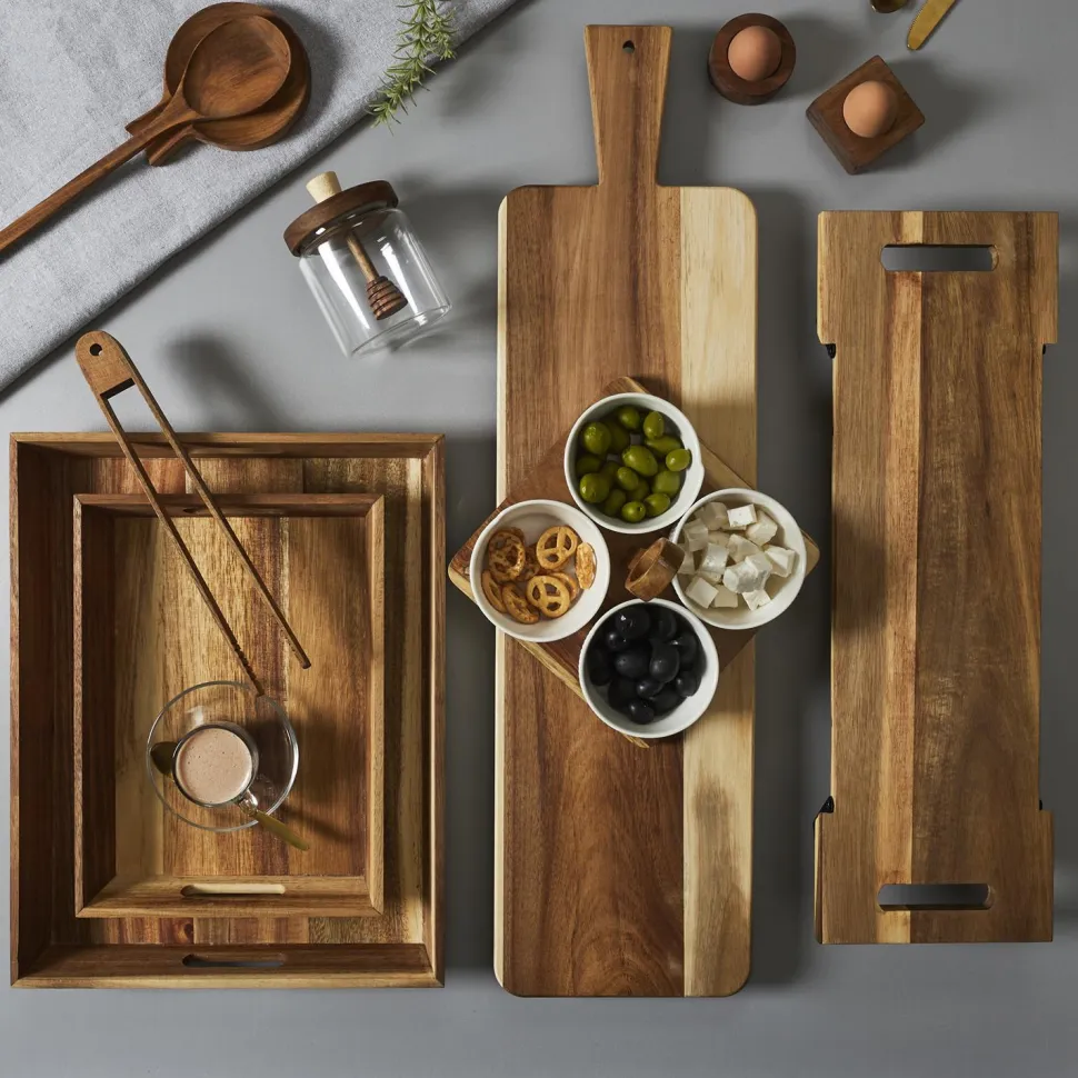 Deska do krojenia z akacji 60 cm