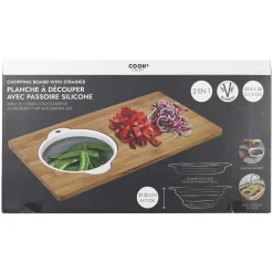 Deska do krojenia z sitkiem