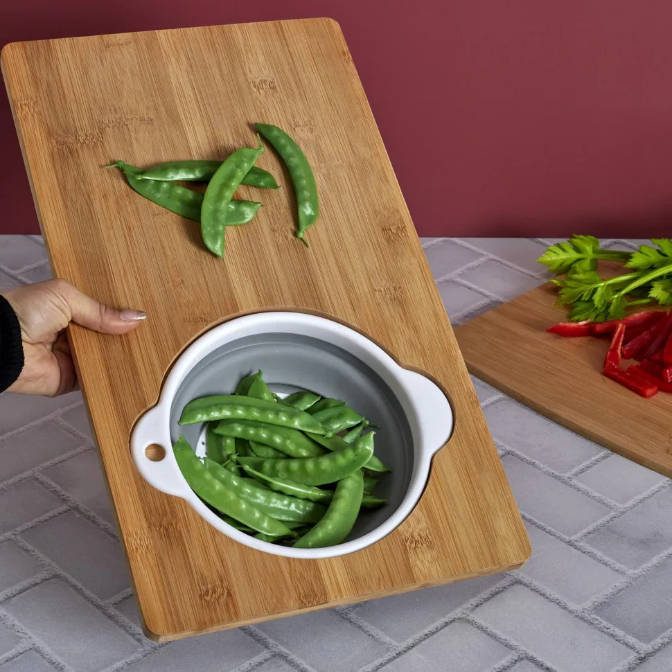 Deska do krojenia z sitkiem