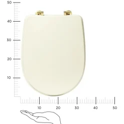 Deska sedesowa Duo beżowa