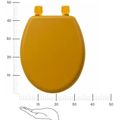 Deska sedesowa musztardowa