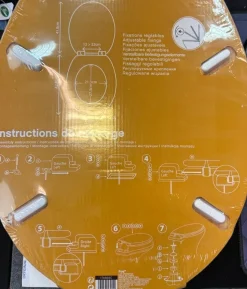 Deska sedesowa musztardowa