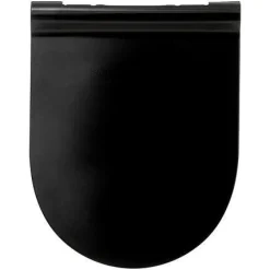 Deska sedesowa Softclose Ultra-Slim czarna wolnoopadająca