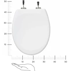 Deska sedesowa wolnoopadająca Softclose biała