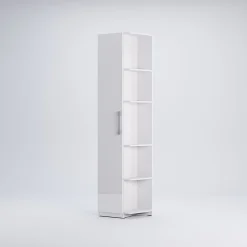 Dostawka boczna prawa do szafy Flory biały połysk