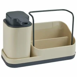 Dozownik / organizer kuchenny Sink caddy  beżowy