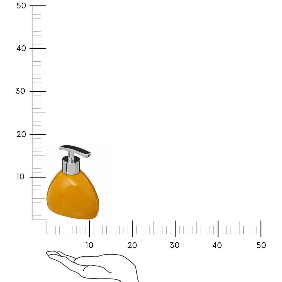 Dozownik do mydła Colors musztardowy