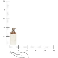 Dozownik do mydła Come efekt marmuru      beżowy