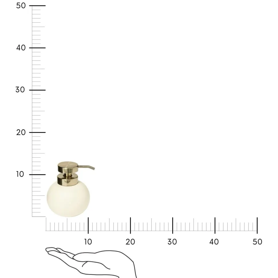 Dozownik do mydła Duo beżowy