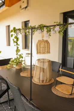 Drążek do dekoracji stołu BRO czarny