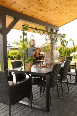 Drążek do dekoracji stołu BRO czarny