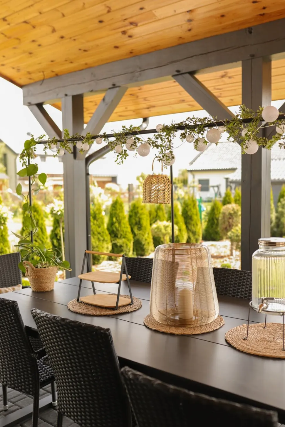 Drążek do dekoracji stołu BRO biały