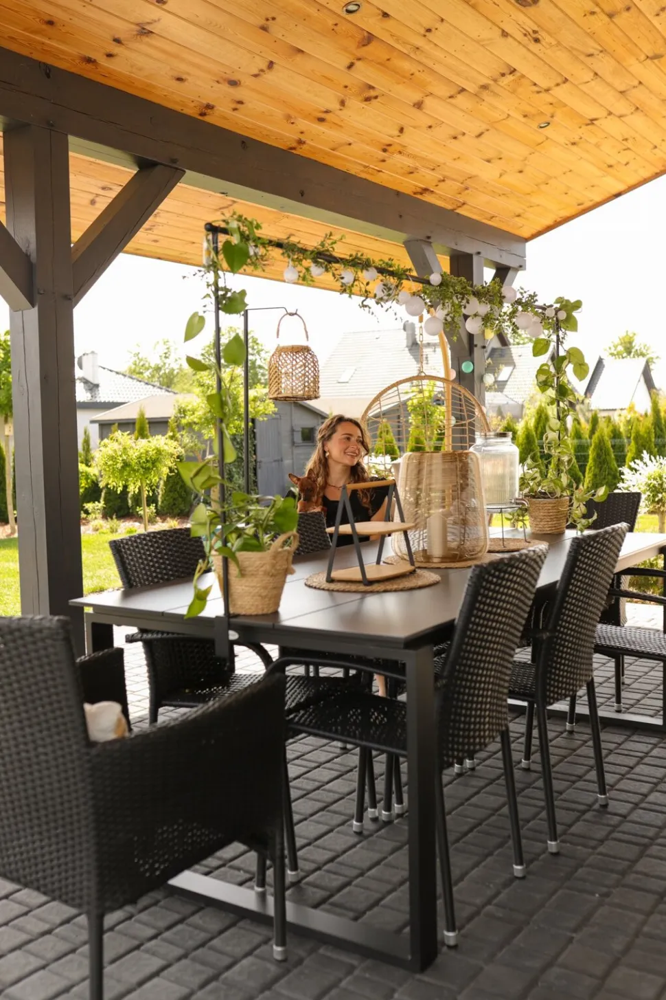 Drążek do dekoracji stołu BRO biały