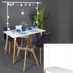 Drążek do dekoracji stołu BRO biały