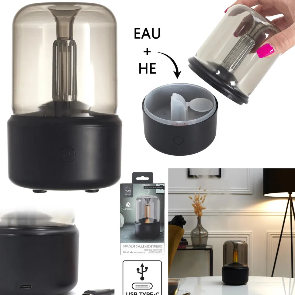 Dyfuzor elektryczny do olejków eterycznych czarny
