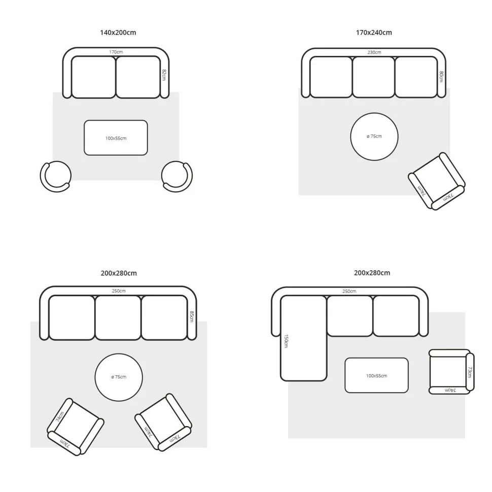 Dywan Atlas 200x280cm