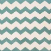 Dywan Chevron mint 120x180cm beżowy/zielony