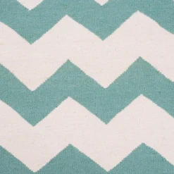 Dywan Chevron mint 120x180cm beżowy/zielony