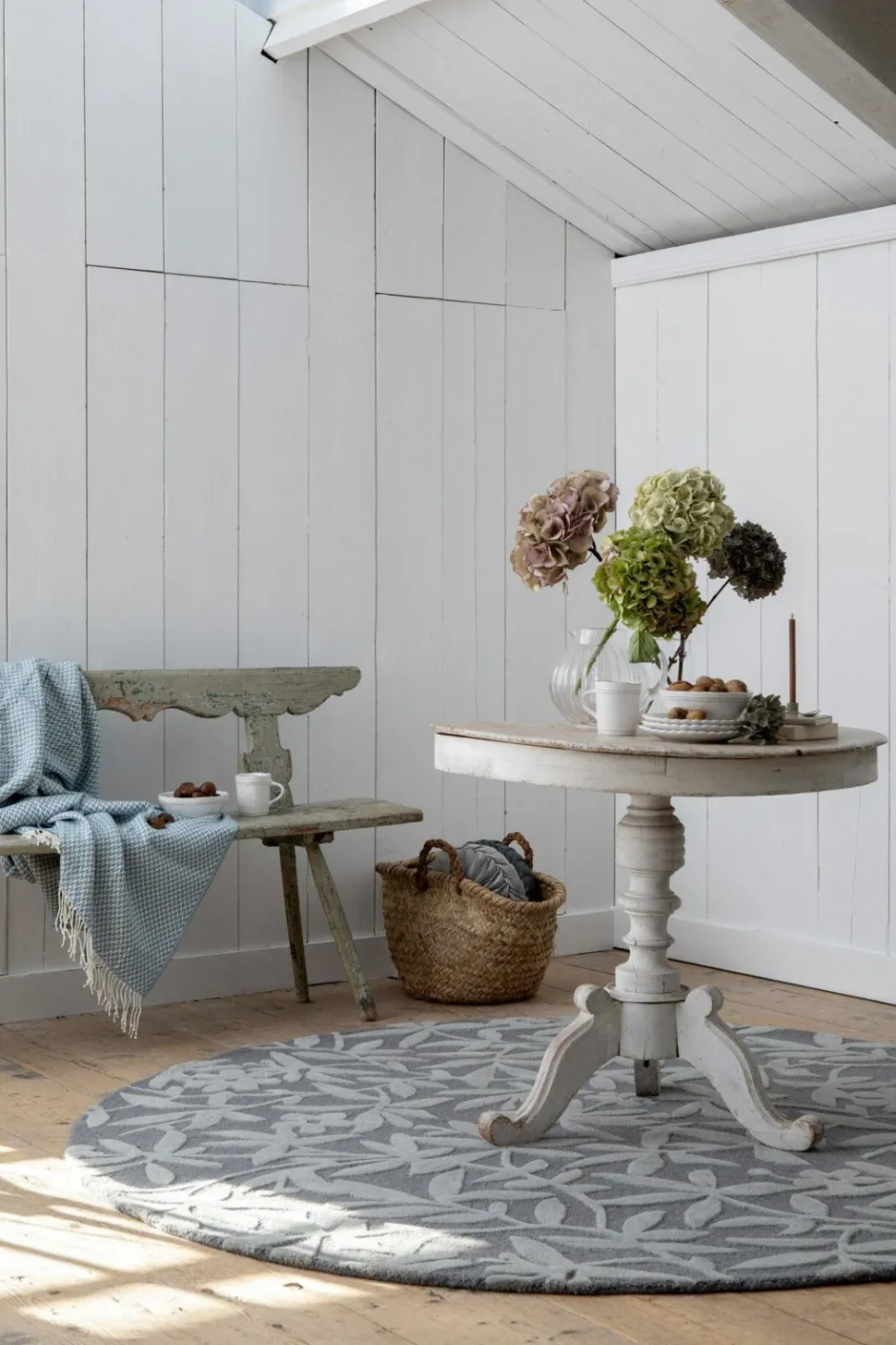 Dywan Cleavers Duck Egg Round 150x150cm