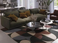 Dywan Deco Blue Copper 160x230 Art deco