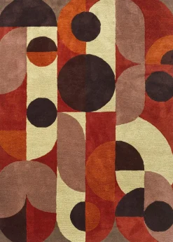 Dywan Decor Red Pale Green 160x230cm