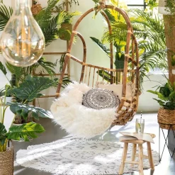 Dywan Etnik czarno-beżowy